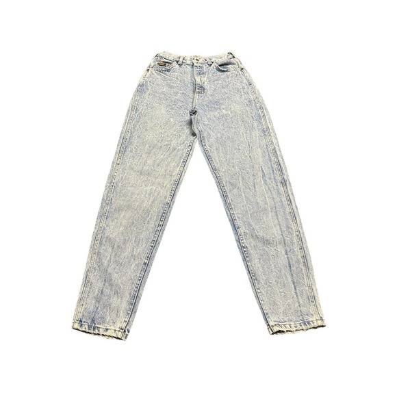 Rare vintage Lee union made acid wash distressed jeans high rise‎ women’s size 6 - Picture 1 of 12